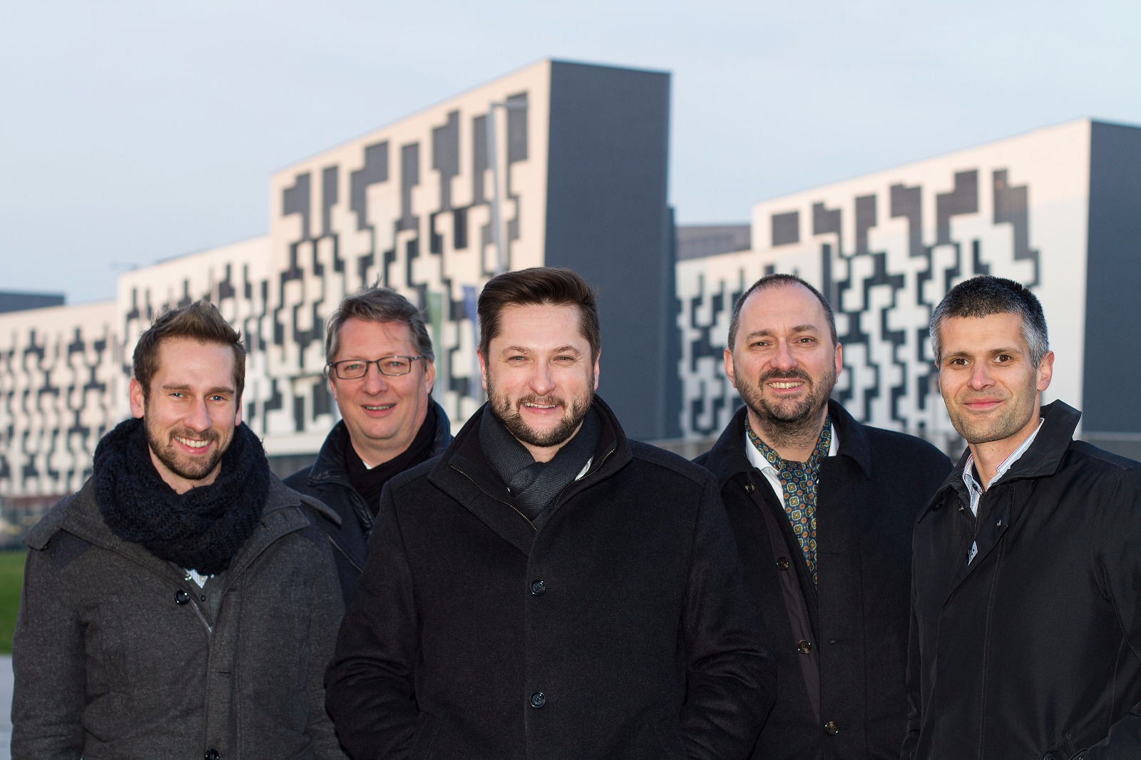 Historische Gruppenaufnahme aus der techbold-Zeit